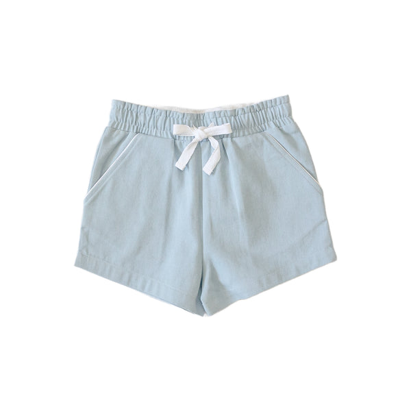 Eyelet & Ivy | Boys Shorty Shorts in Light Blue