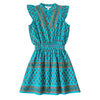 Lucy Border Dress - Sea Blue (Pre-order)