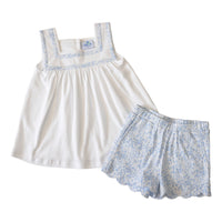 Lyra Girls Short Set - Blue Fields