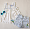 Lyra Girls Short Set - Blue Fields