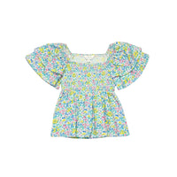 Maggie Top - Spring Floral Spray- PRE-ORDER