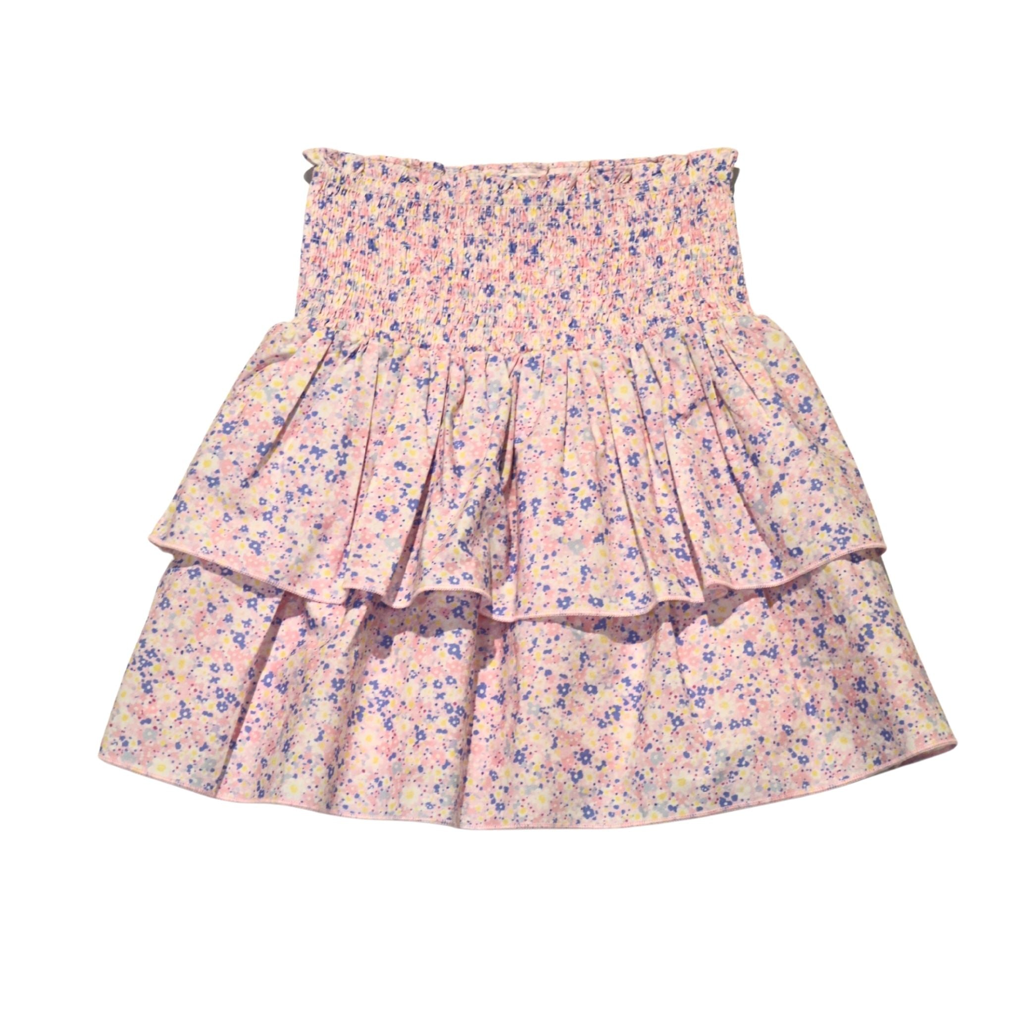McLaine Girls Skirt - Lavender Daisies-PRE-ORDER