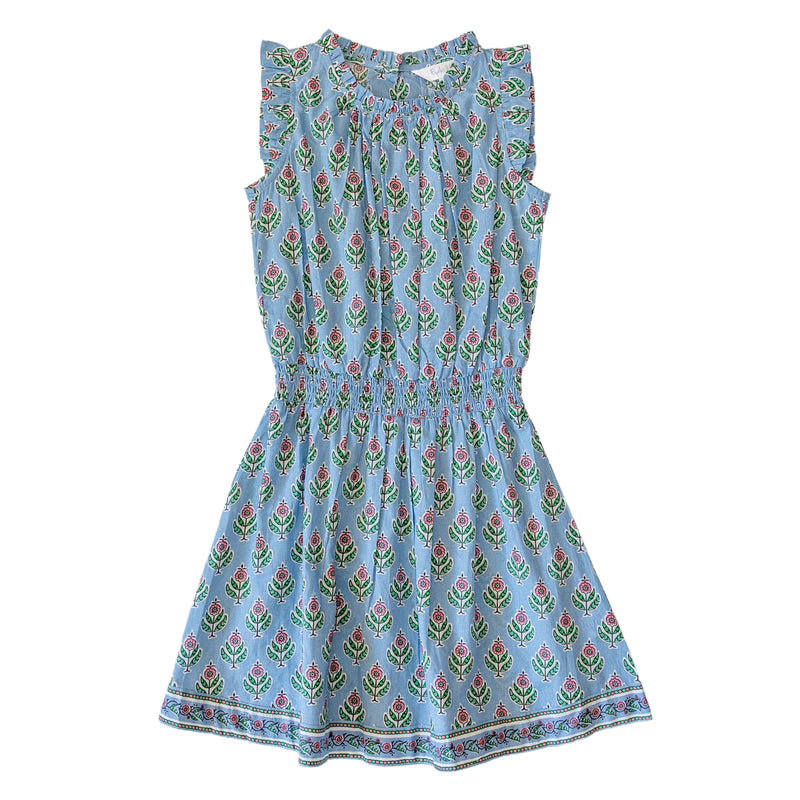 Natalie Dress - Blue Blooms