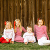 Maeve Girls Dress in Red Stripe