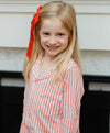 Boyd Childrens Loungewear Set in Red Ticking Stripe