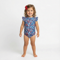 Sleeveless Rashguard Girls Set- Patriotic - PRE-ORDER