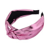 Knot Headband - Pink Metallic