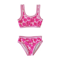 Tank Bikini Set- Pink Peonies