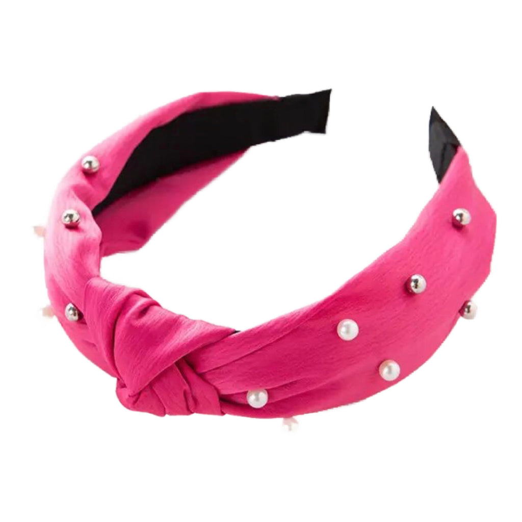 Stud Headband - Hot Pink