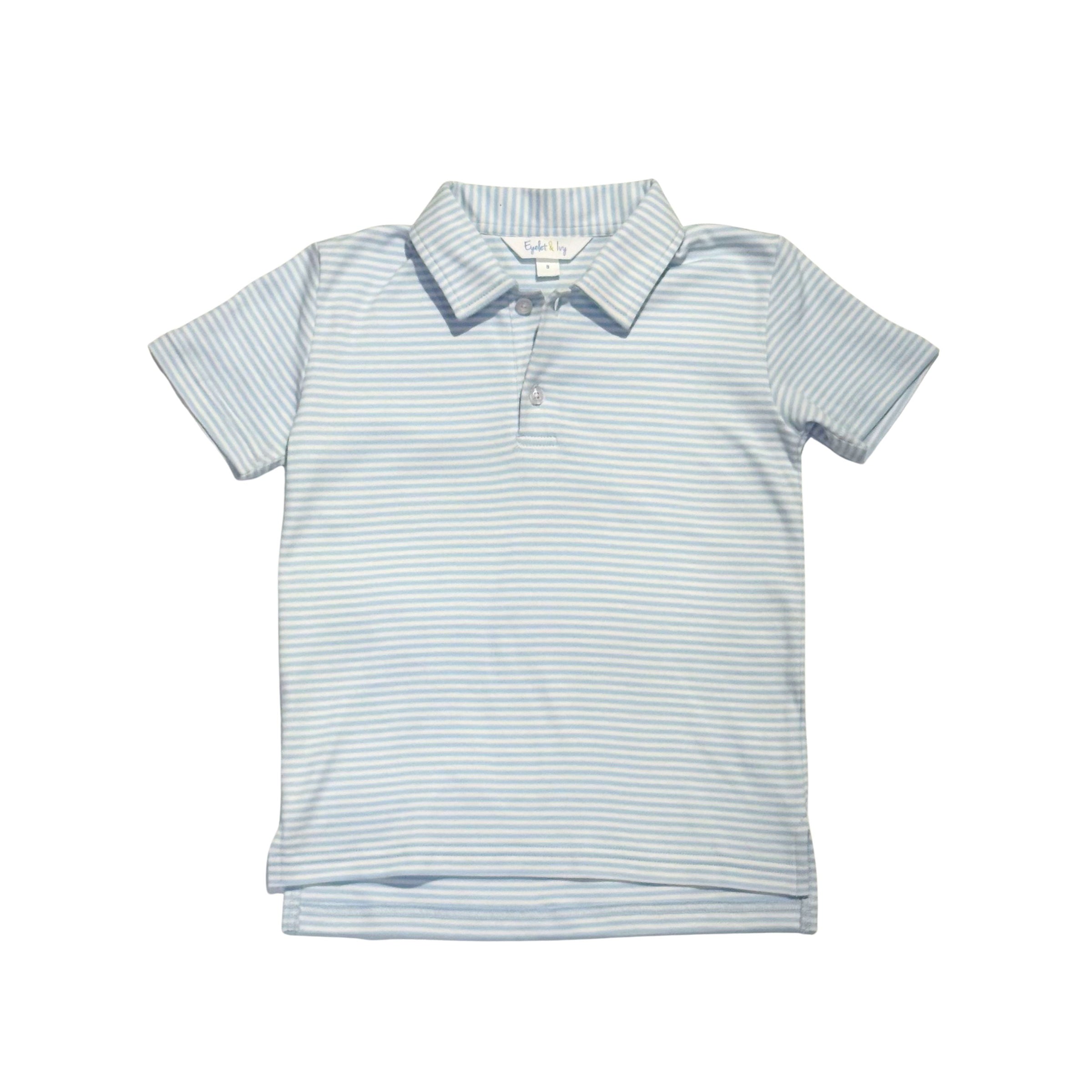 Polo Shirt - Light Blue Stripe PRE-ORDER