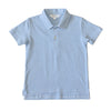 Polo Shirt - Cornflower Blue Stripe