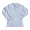 Light Blue Stripe Boys Polo Shirt (Pre-order)