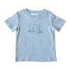 Boys Crew Shirt - Sailboat Scene