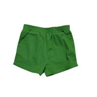Boys Shorty Shorts - Green Twill- PRE-ORDER