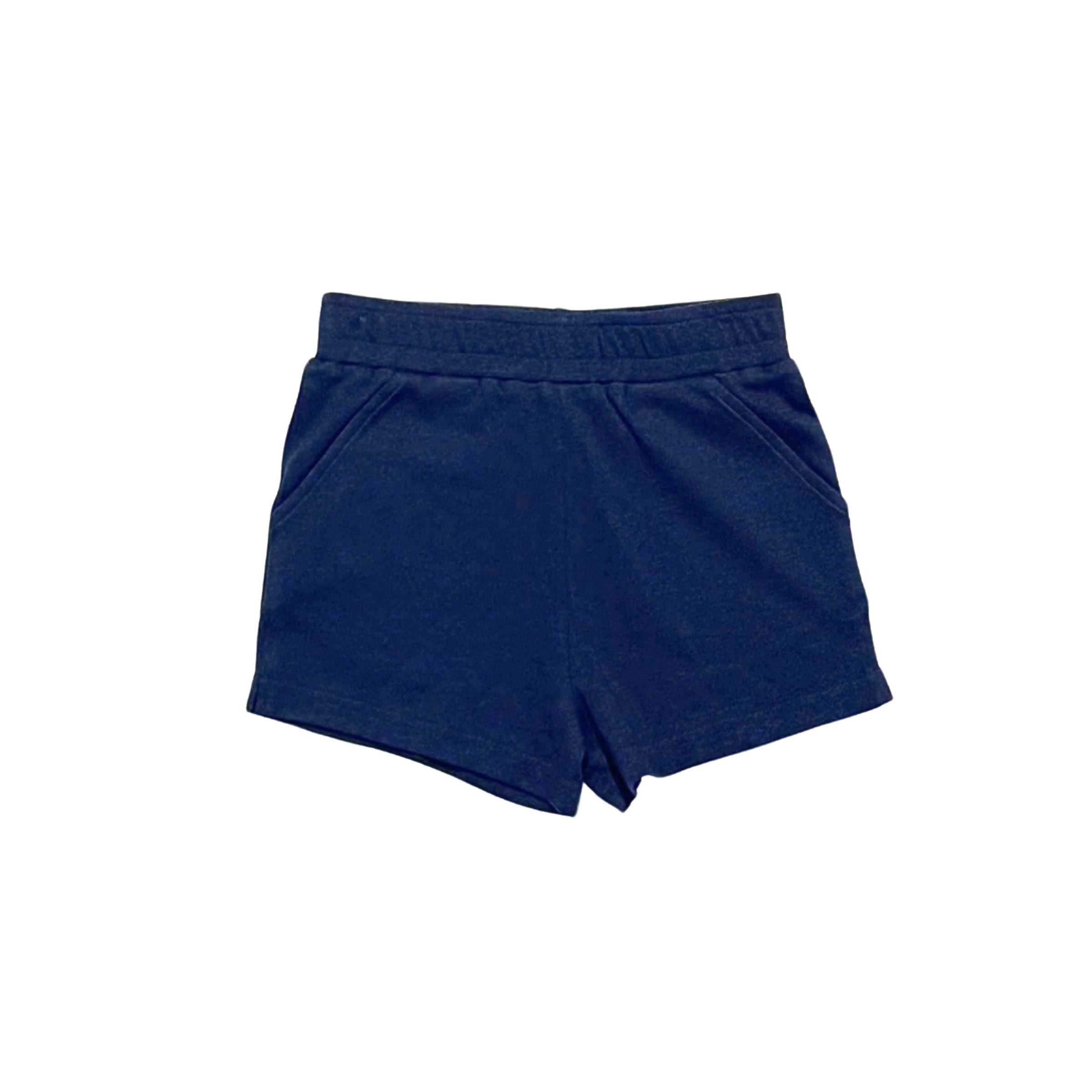 Boys Shorty Shorts -Navy Knit- PRE-ORDER