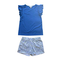 Sloane Shorts in Blueberry Fields- PRE- ORDER