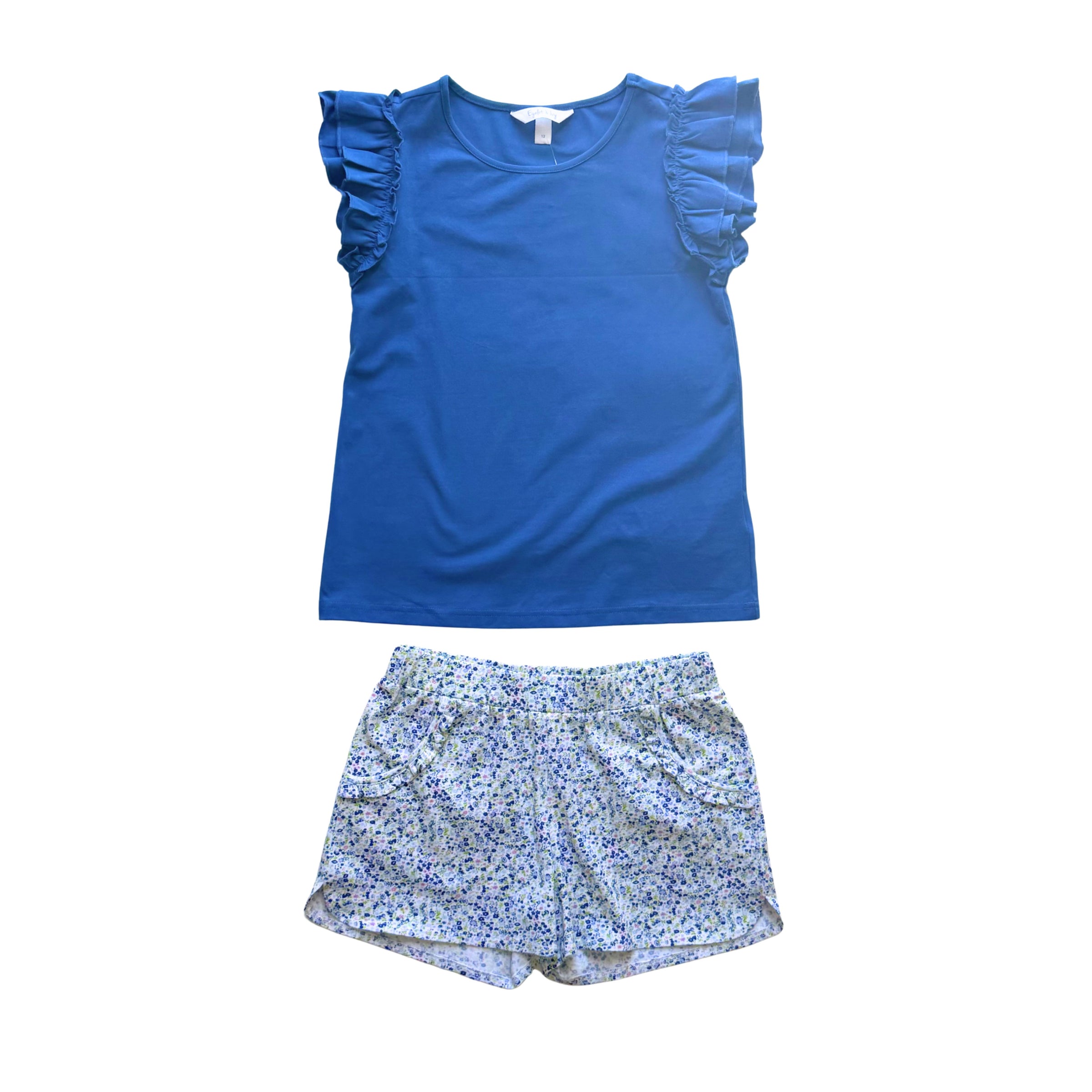 Sloane Shorts in Blueberry Fields- PRE- ORDER