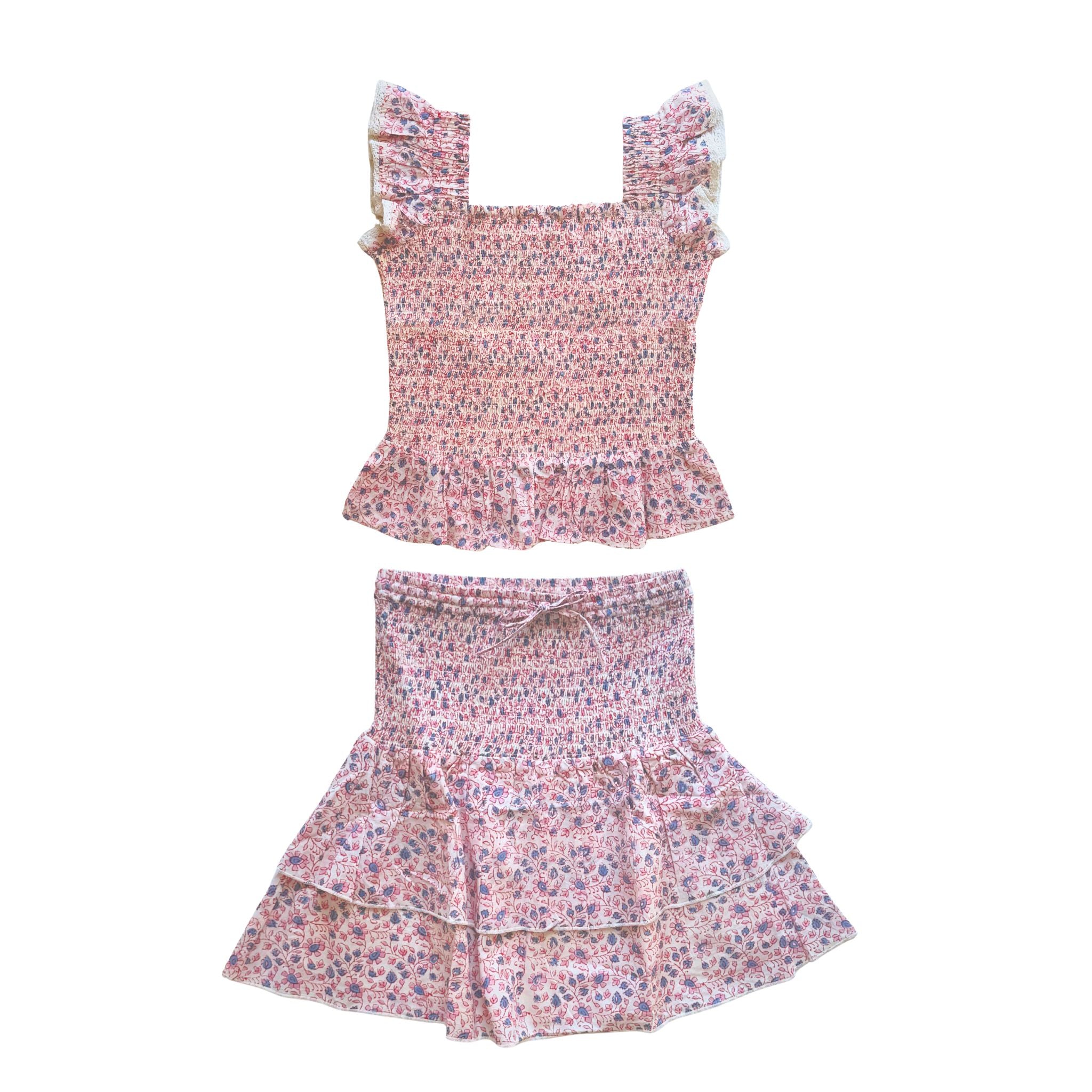 Leah Skirt - Ruby Azure-PRE-ORDER