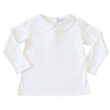 White Pima Collar Childrens Shirt (Pre-order)
