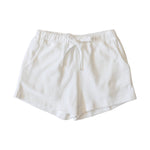 Melli Girls Shorts - White Terry (Pre-order)
