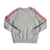 Willa Girls Sweater - Gray Stripes (Pre-order)