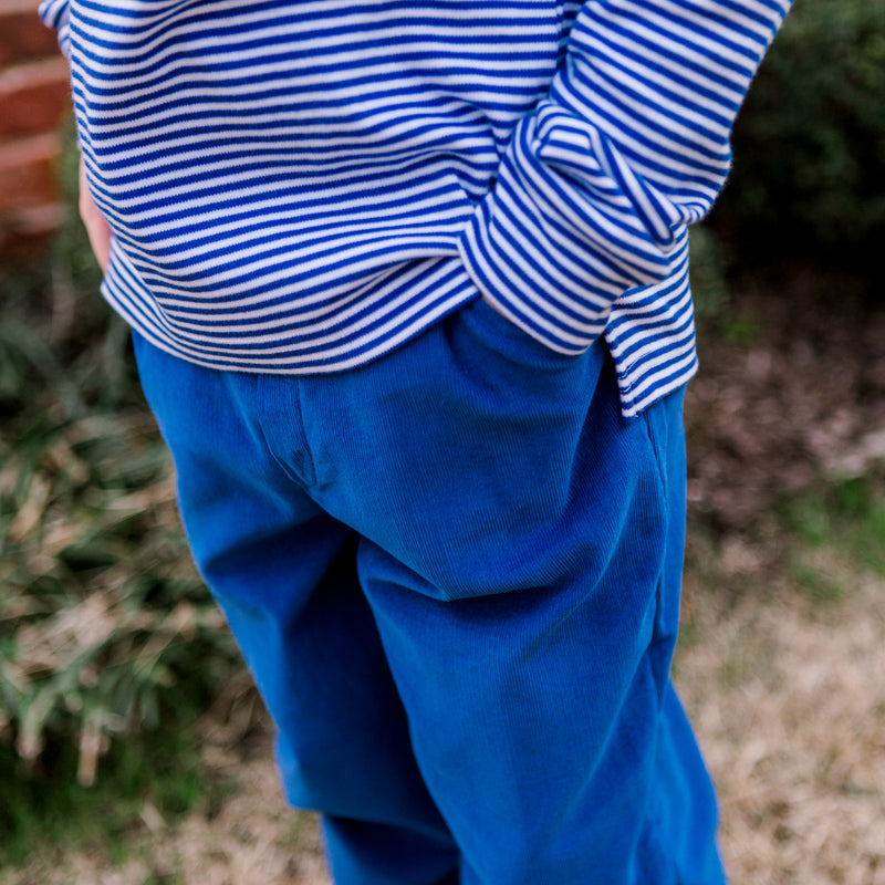 Royal Blue Flat Front Boys Pants