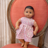 Doll Ella Dress - Pink Daisies