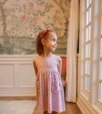 Ella Girls Dress - Pink Daisies (Pre-order)