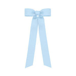 Girls Mini Hair Bow Ribbon - Light Blue