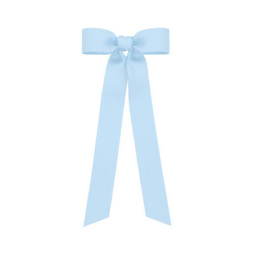 Baby blue hair fashion bow