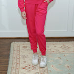 Electric Pink Girls Joggers