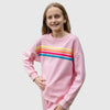 Louisa Sweatshirt - Pink Stripes