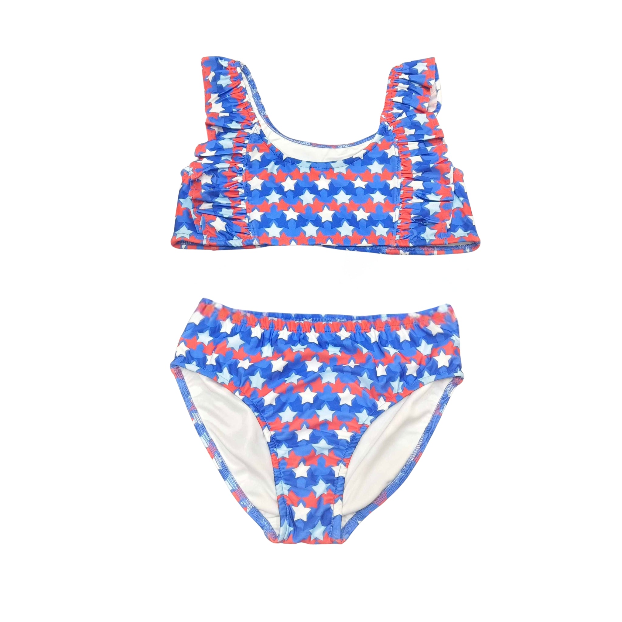 Ruffle Bikini Set-Stars - PRE-ORDER