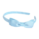 Light Blue Bow Girls Headband