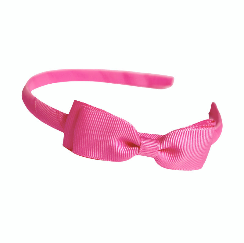 Bow Headband - Candy Pink