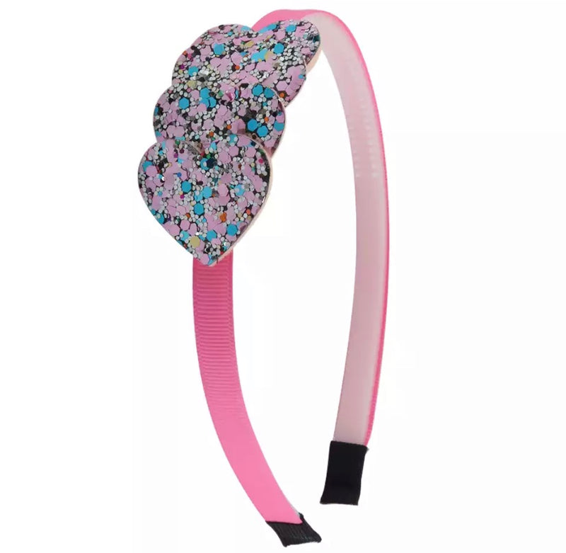 Headband - Bubblegum Pink Heart
