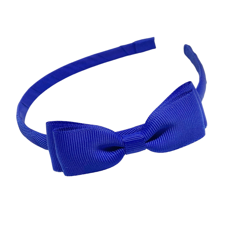 Bow Headband - Royal Blue