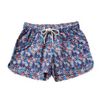 Sloane Girls Shorts - Patriotic Floral