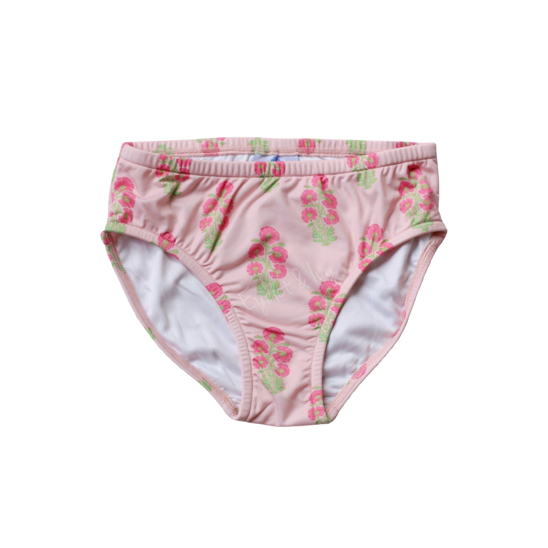 Girls Ruffle Tie Bikini Set in Block Print – Eyelet & Ivy