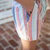 Melli Girls Shorts in Sunset Stripe