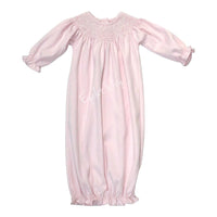 Smocked Pima Pink Bishop Daygown