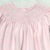 Smocked Pima Pink Bishop Daygown