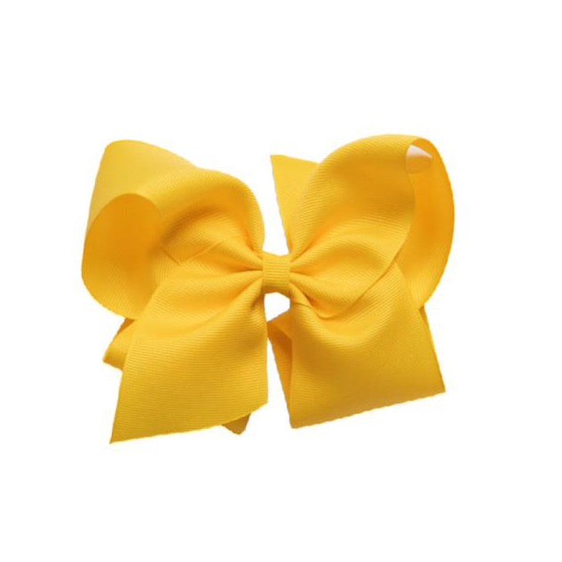 Yellow Girls Bow